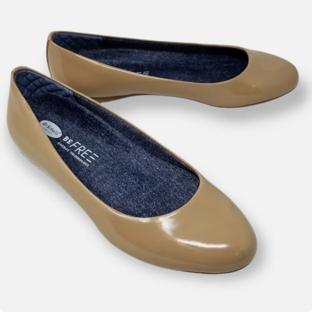 Dr. Scholl's Shoes womens Giorgie Flat, Caravan Sands Patent, 9.5